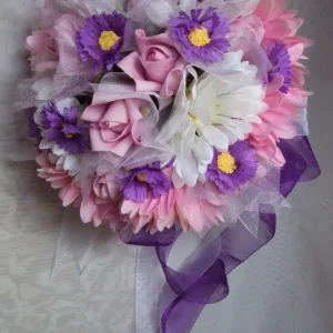 Pinks and Purples 12 Piece Wedding Flowers Package