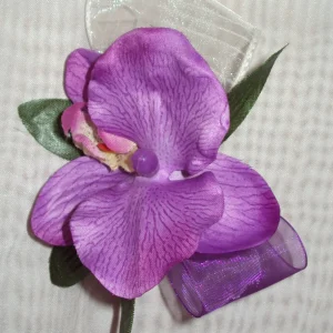 Pink Orchid Boutonniere