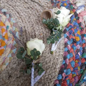 Dried Grasses Boutonniere