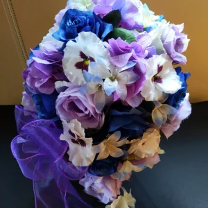 Pansy Bridal Wedding Flowers 6 Piece Package