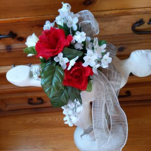 Romance 12" Bridal Bouquet & Matching Bout