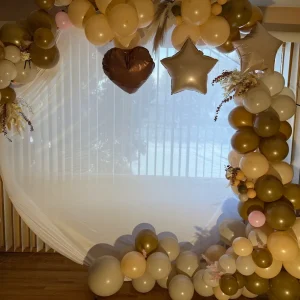 Balloons & Dried Arrangements Arch